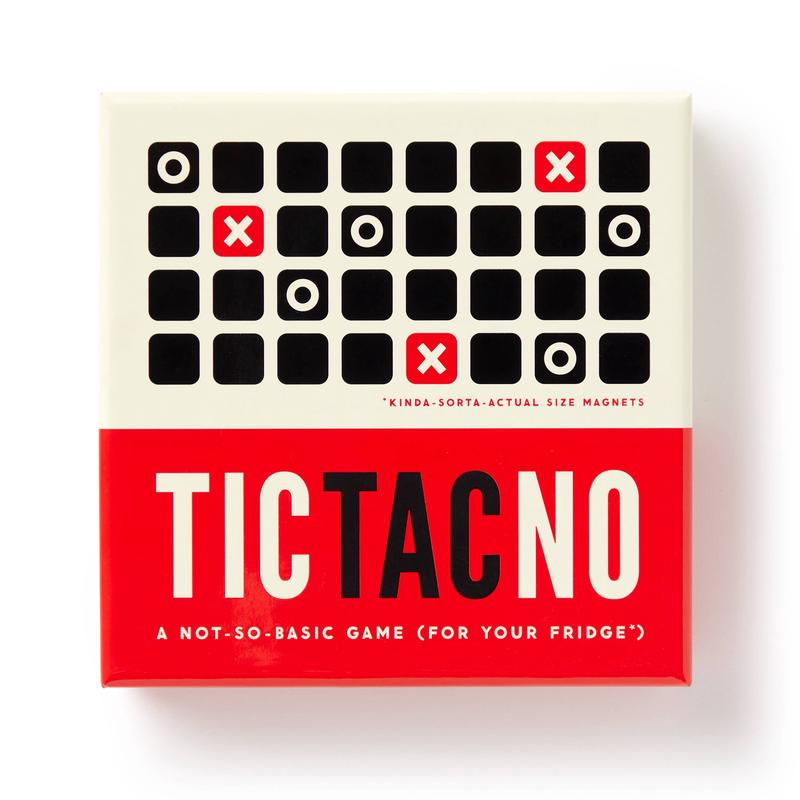 "Tic Tac No" Magnetic Fridge Tic Tac Toe Game
