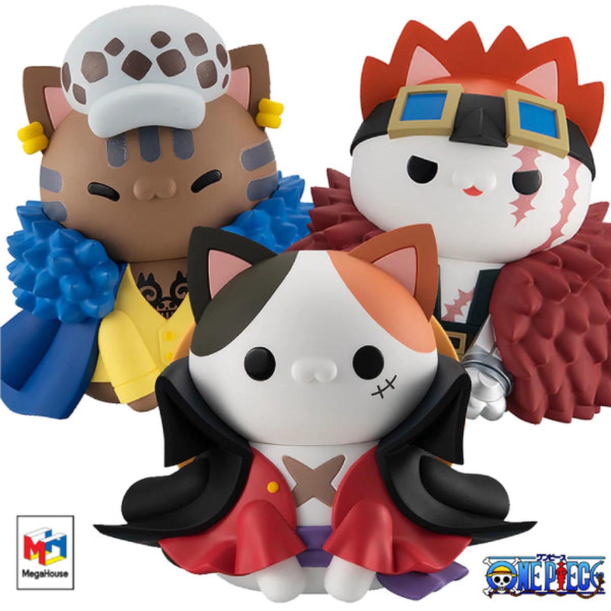 Nyanto! The Big ONE PIECE Series (Monkey D. Luffy / Trafalgar Law / Eustass Kid) (2025 May resale ver.)