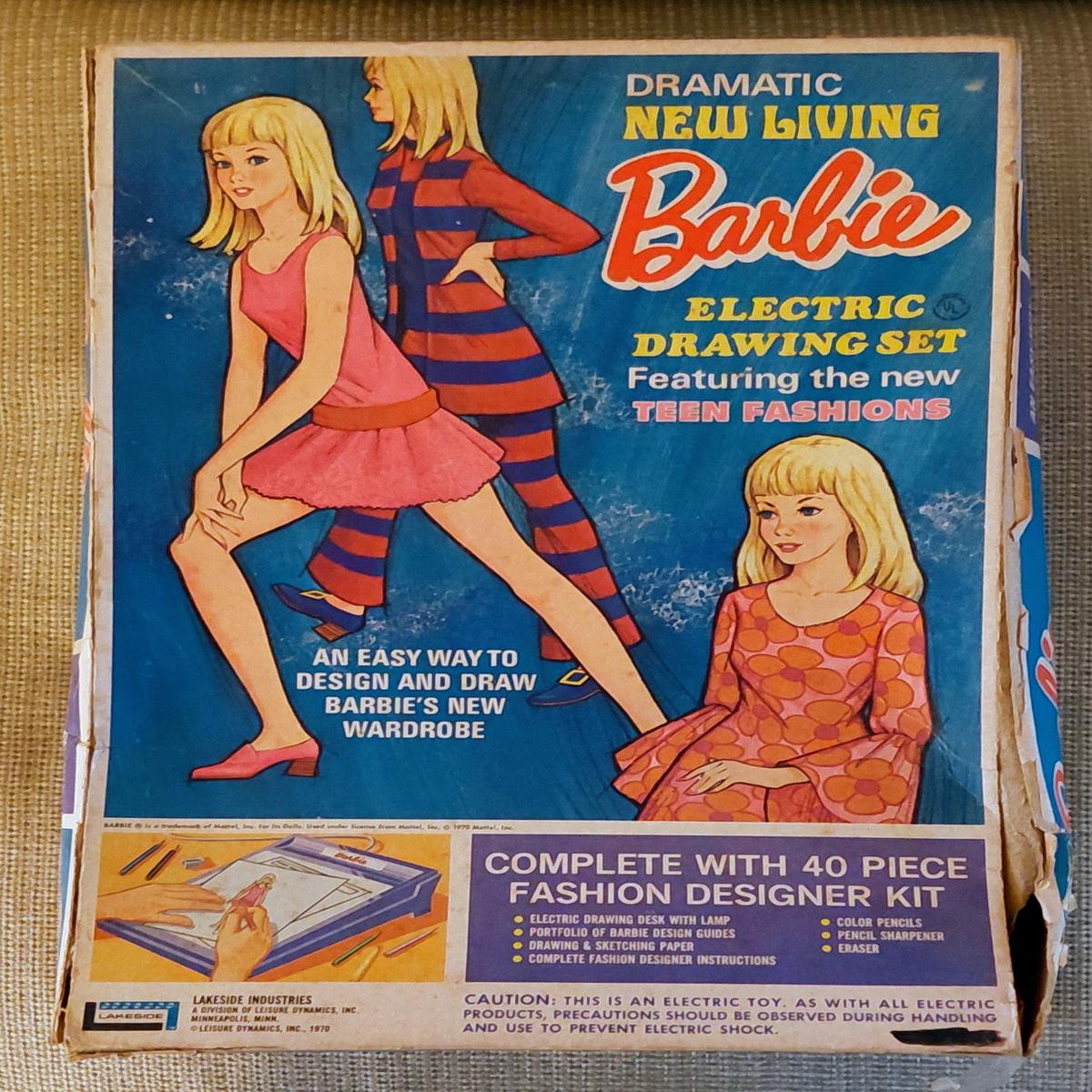 Barbie Electric Drawing Set